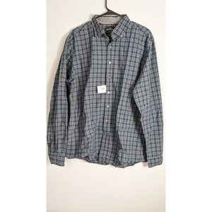 Rodd & Gunn XL Men's Blue Plaid Shirt Long Sleeve Casual Button-Up Mauritius